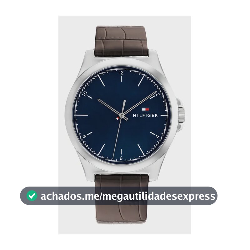 Relógio de couro masculino Tommy Hilfiger 1710549