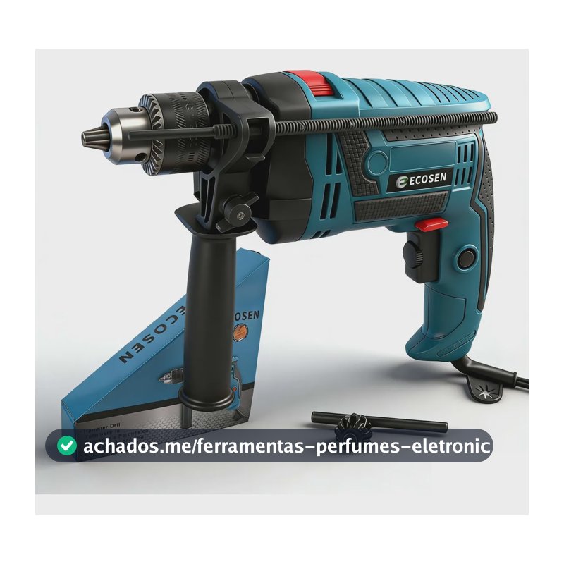 Furadeira Martelete De Impacto 1/2 Pol 13mm Concreto E Madei Azul 220v 50hz