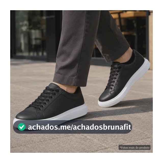 Tênis Casual Masculino Sneaker Solado Branco Liso Leve Macio