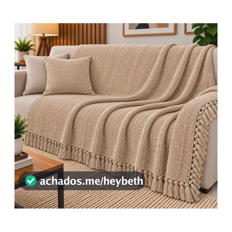 Manta Sofá Grande Decorativa 240x180 Protetora