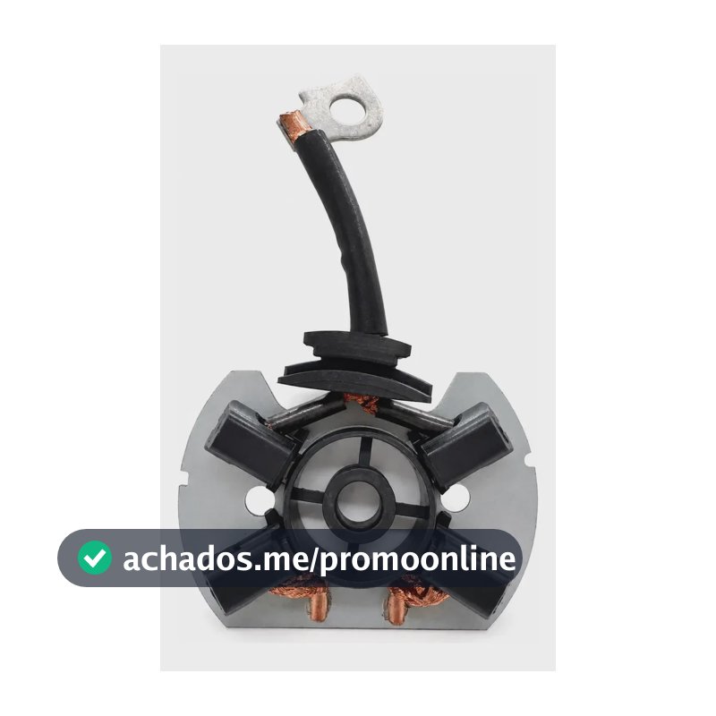 Porta Escova Motor Partida Bosch A-210 Palio Punto Strada Fire E-torq Gol Voyage G5 Fox Saveiro