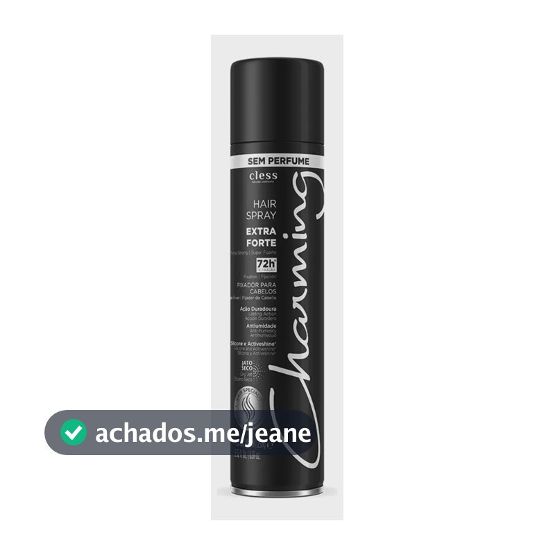 Charming Hair Spray Extra Forte Sem Perfume 400ml