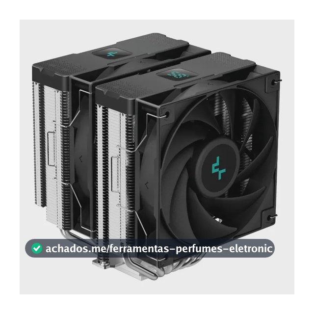 Air Cooler Ag620 Digital Com Monitoramento Deepcool Preto