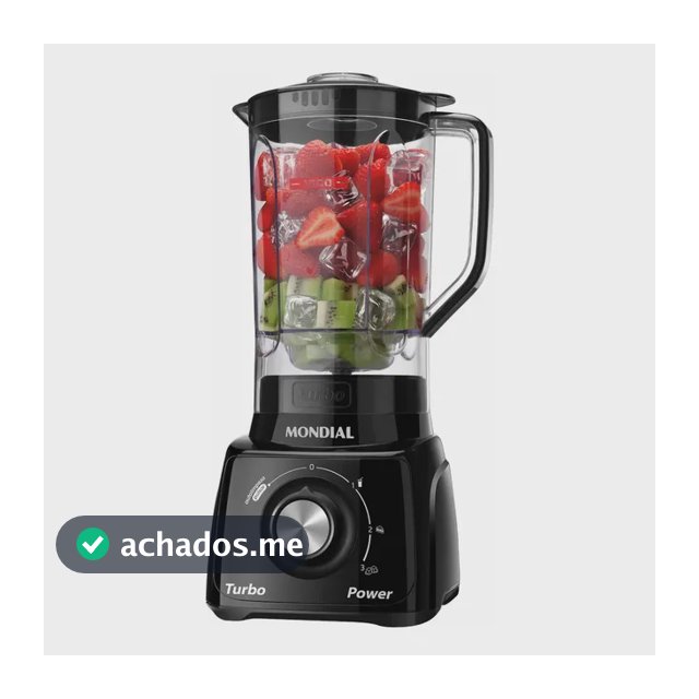Liquidificador Turbo Power Mondial 550W - L-99 FB