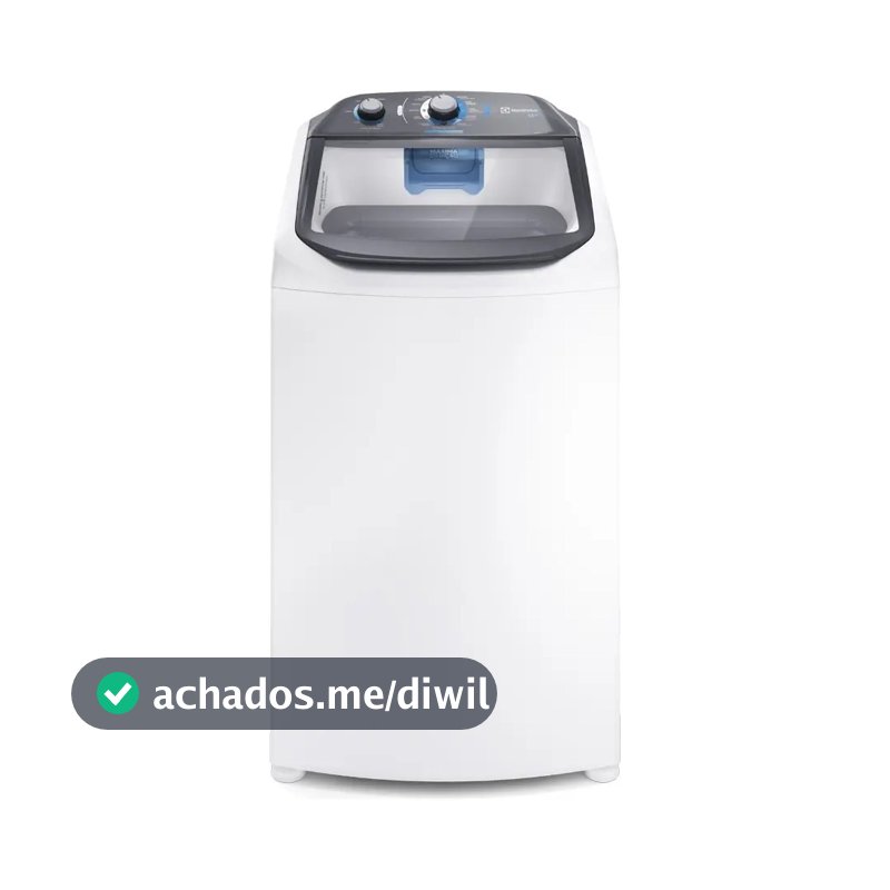 Máquina de Lavar Electrolux 13kg Cesto Inox LDA13 Branco