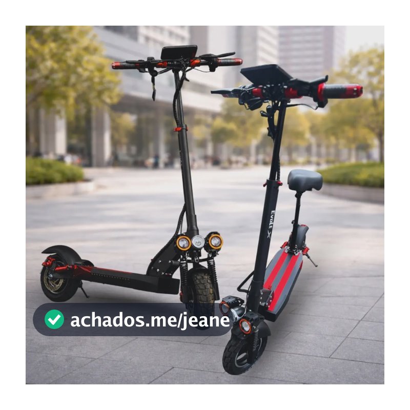 Scooter Patinete Elétrico M4 700w 48v 10ah Off-road Dobrável Alta Potência Até 32km/h Evoltx
