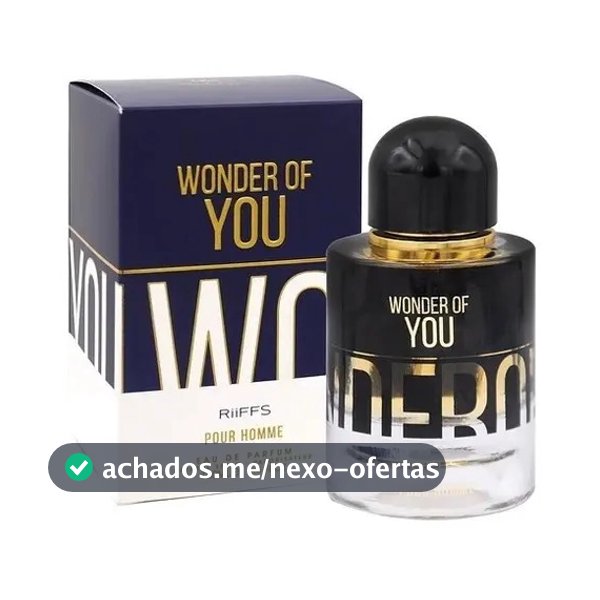 Perfume Eau de Parfum Riiffs Wonder Of You Azul 100ml Amadeirado