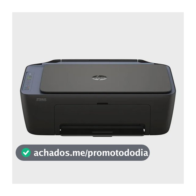 Impressora Multifuncional HP DeskJet Ink Advantage 2975 Colorida 1 USB 2.0 de alta velocidade Wi-Fi de banda dupla - 100 a 240 VCA - AJ4Y4A#AK4