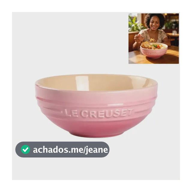 Taça De Grés Le Creuset Com Gradiente De Quartzo Rosa De 15