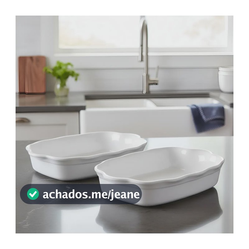 Kit 2 Tigelas De Melamina Para Sua Cozinha Branco 2m