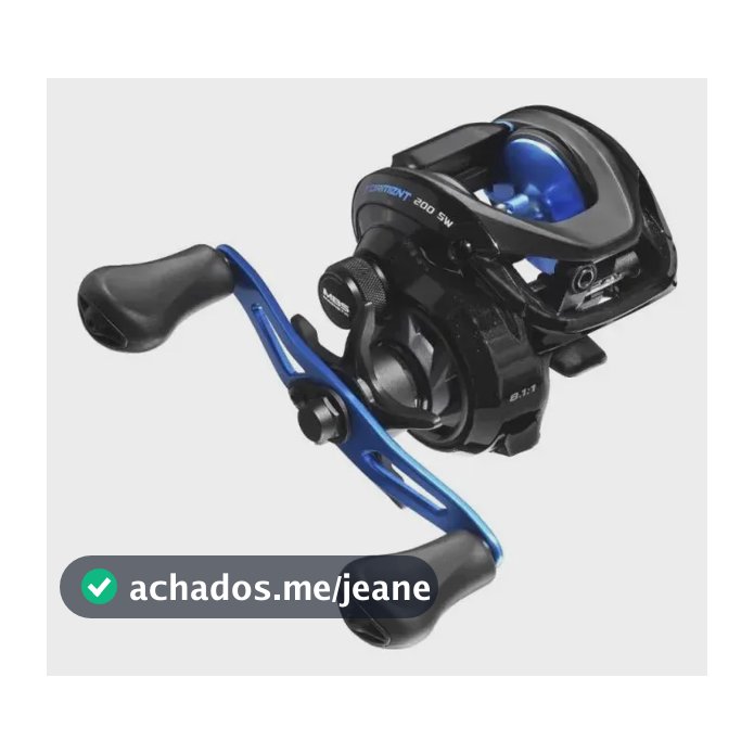 Carretilha Torment ZEST 200 Sw Preto/azul Esquerdo