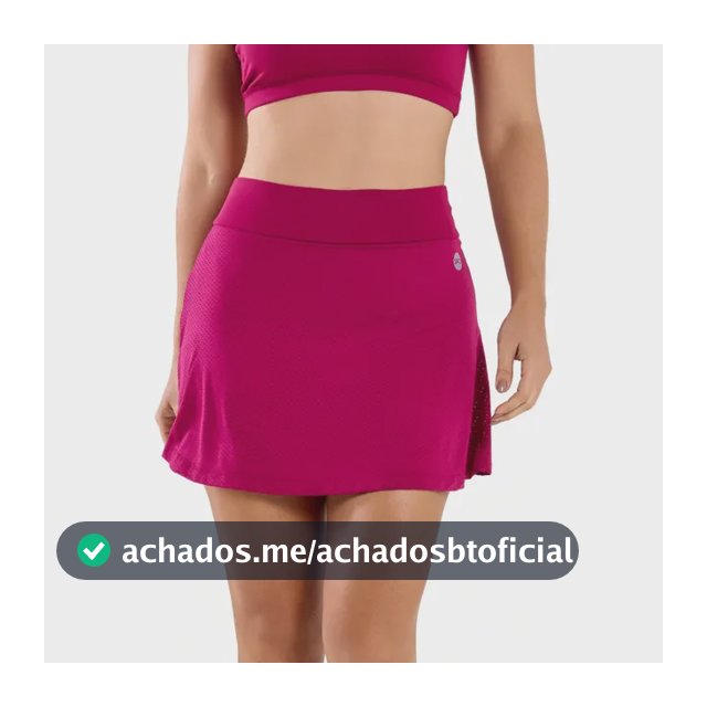 Short Saia Fitness Academia Beach Tennis Ginástica Bolso Snd