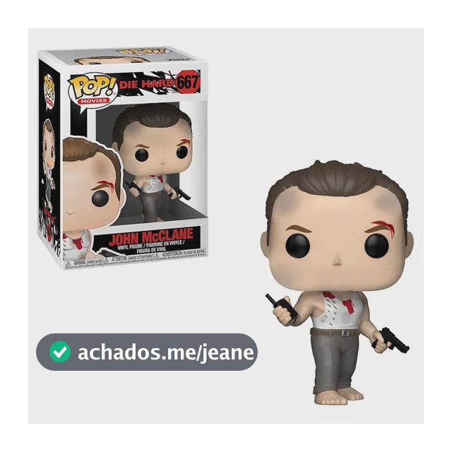Figura Colecionável Funko Pop Movies Die Hard John Mcclane