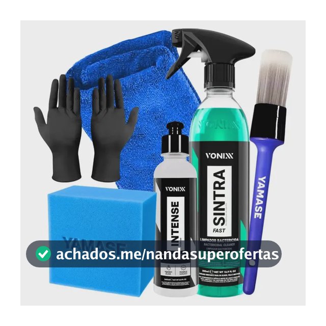 Kit Intense Renova Revitalizador Plástico Sintra Fast Vonixx