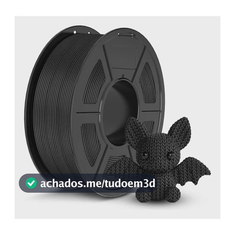 Petg Filamento De Impressora 3d Petg 1,75mm 1kg Preto