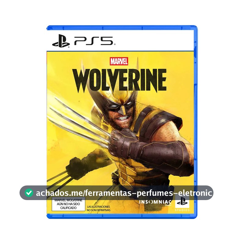 Jogo Marvel's Wolverine Para Playstation 5 (físico)