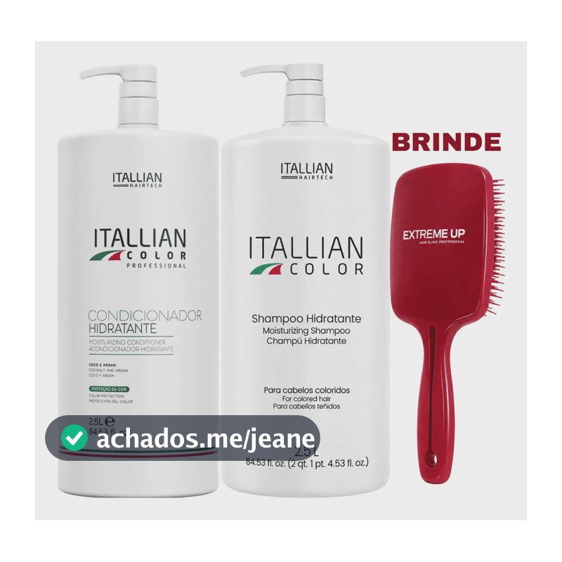 Kit Shampoo 2,5 L Condicionador 2,5 Itallian Color Lavatório