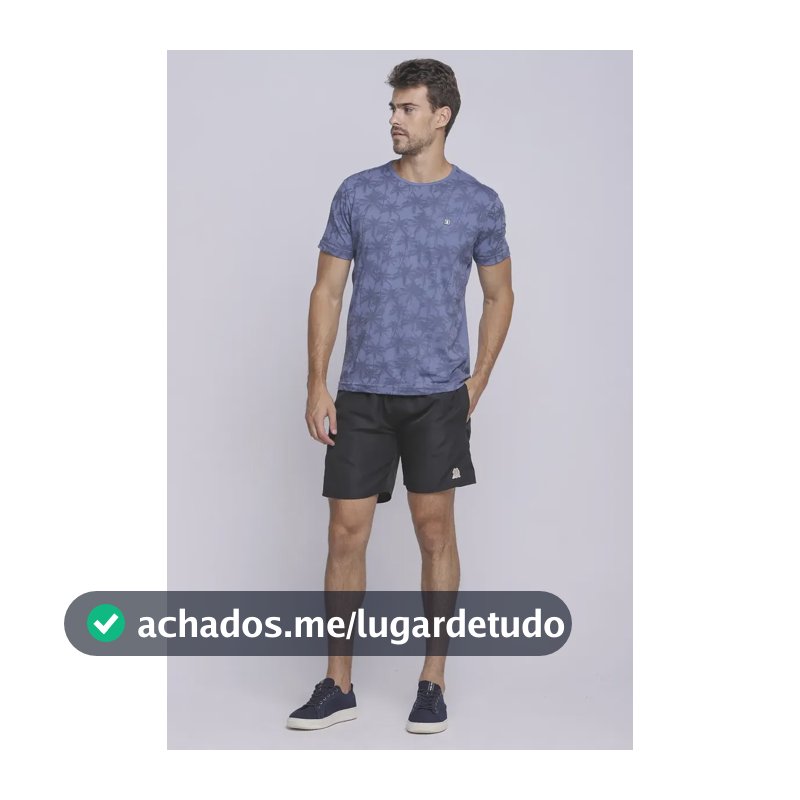 Short Vôlei Masculino Polo Wear Preto M