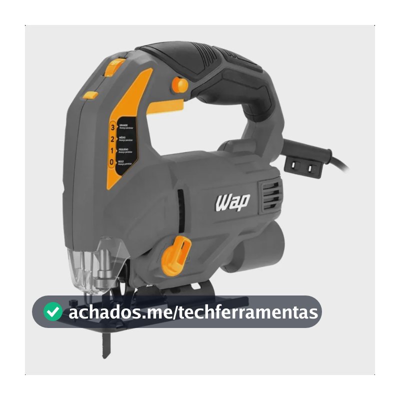 Serra Tico Tico Wap Stt02 800w 6 Velocidades Com Botão Trava 127v