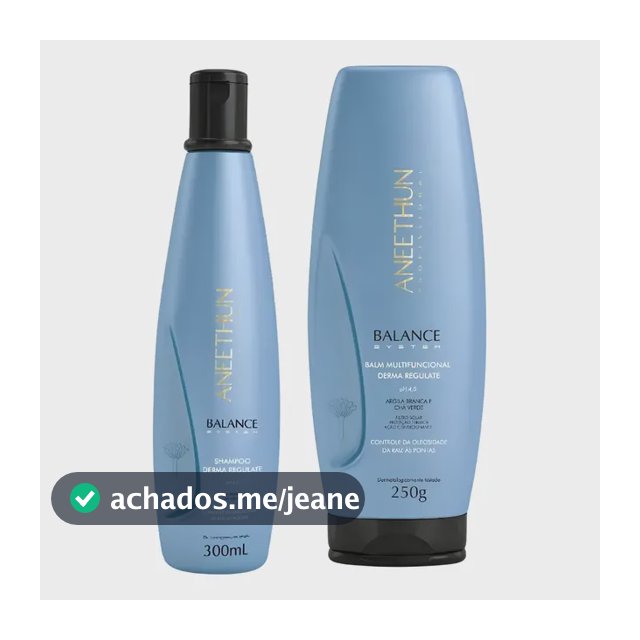 Kit Shampo E Balsamo Balance System 250g - Aneethun