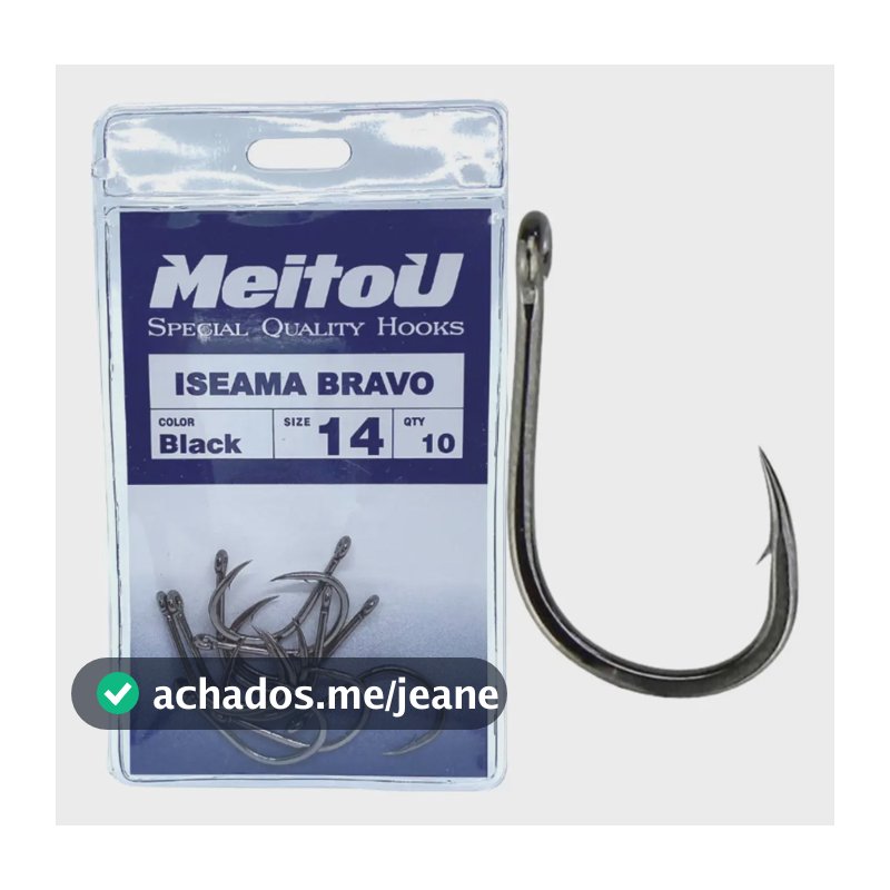 Anzol Pesca Meitou Iseama Bravo Resistente O Tamanho