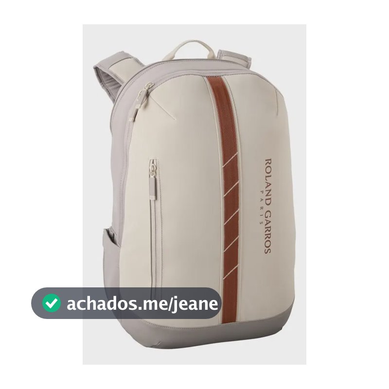 Mochila Wilson - Roland Garros 2025 Cor Bege