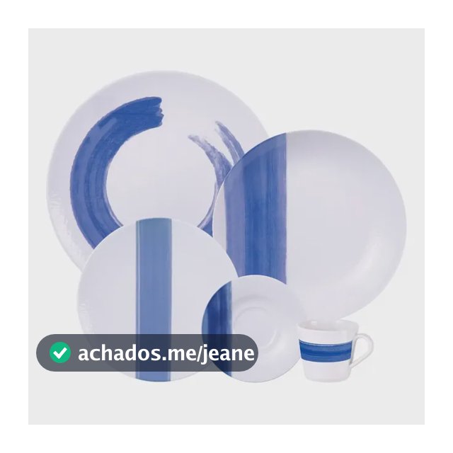Aparelho de Jantar Soho em Porcelana Decorada 20 Peças Tramontina