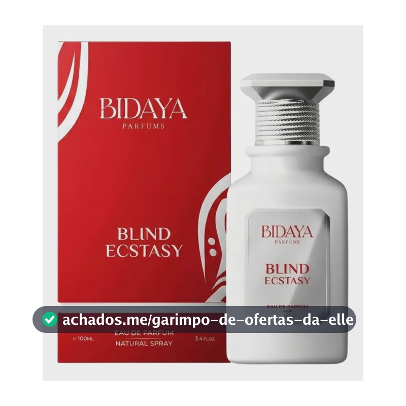 Perfume Árabe Blind Ecstasy 100ml Bidaya EDP