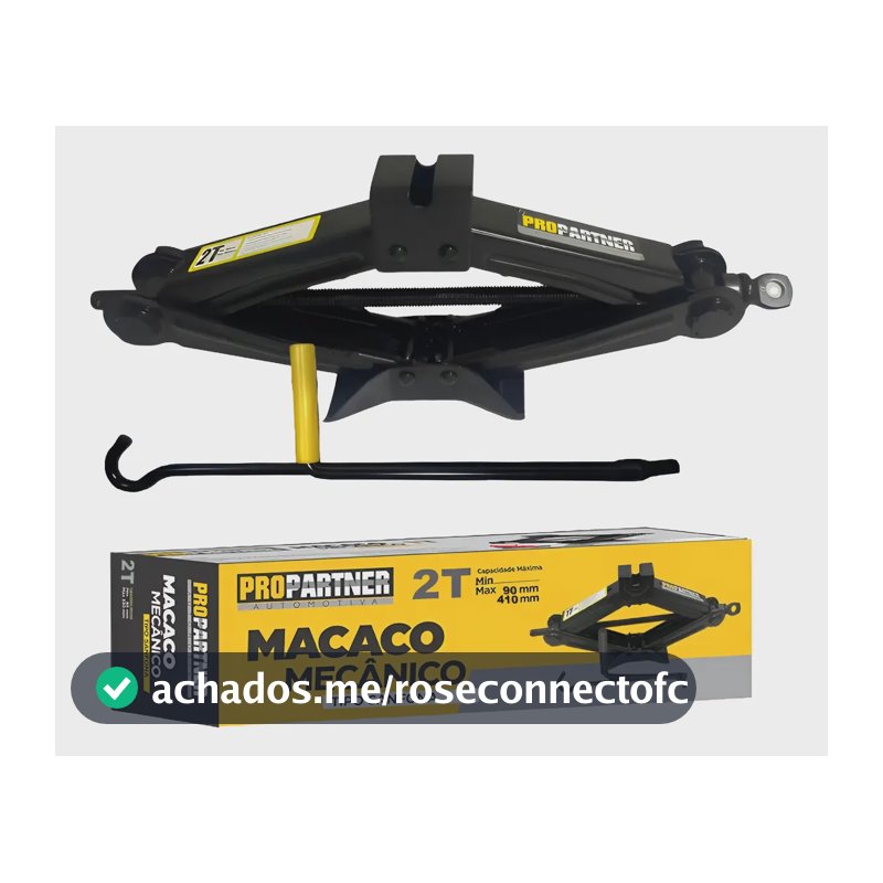 Macaco Sanfona Universal Propartner 2t 2000kg Alto Reforçado