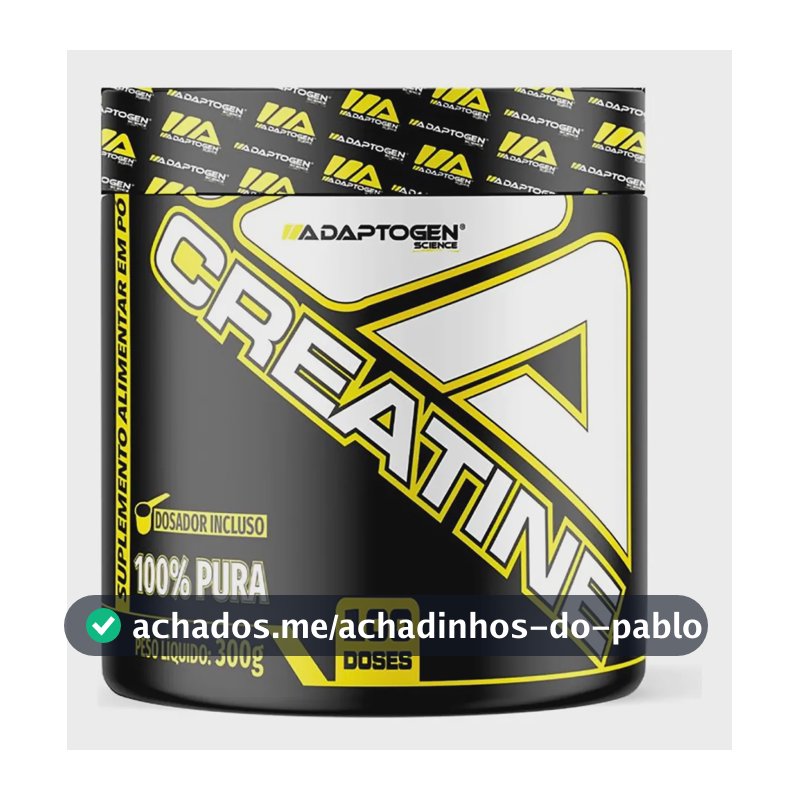 Creatina Adaptogen Science Platinum em pó Sem sabor x 300g