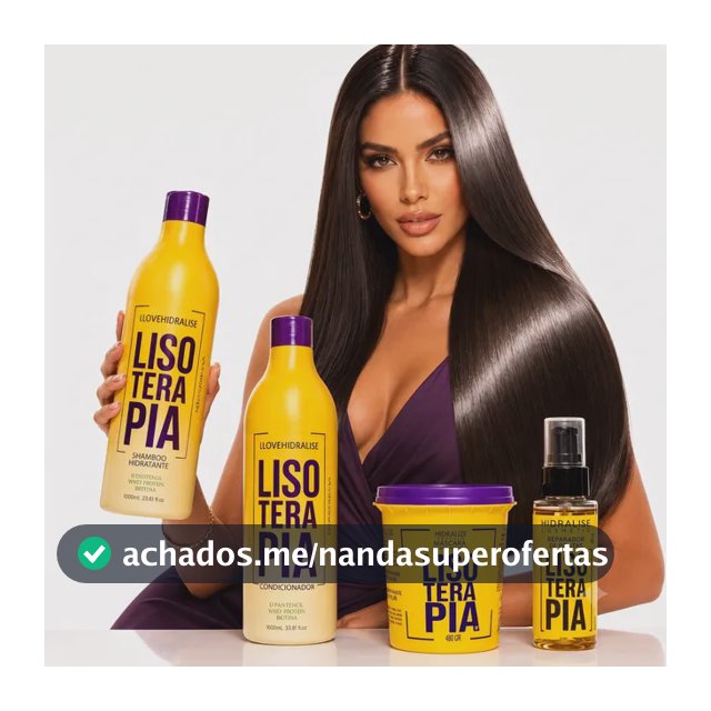 Kit Lisoterapia Shampoo E Condicionador 1l- Máscara- Óleo