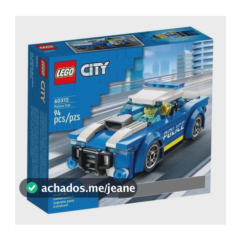 Lego City Carro da Polícia - Lego 60312 - 94 Peças