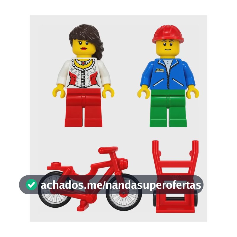 Lego Kit 4 Minifiguras Tema Urbano. Original.novo 4 Urbanos 3