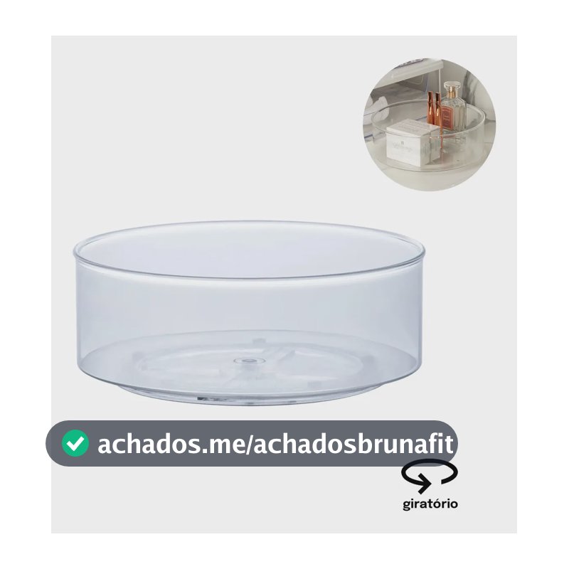 Organizador Giratório Maquiagem Cosméticos Tempero Cozinha