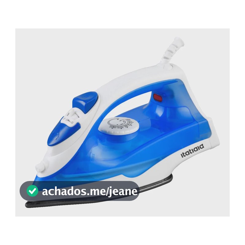 Ferro A Vapor Itatiaia Fvita2essa Branco E Azul 220v