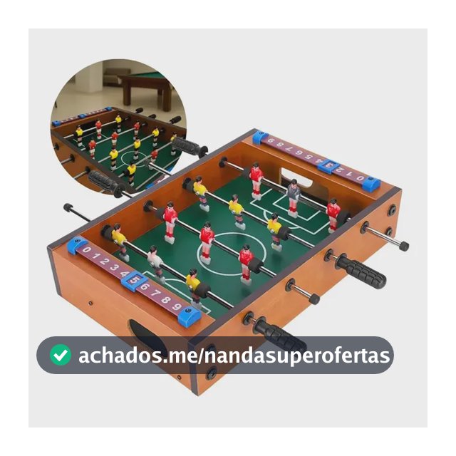 Brinquedo Infantil Mini Mesa De Pebolim Em Madeira Verde-escuro