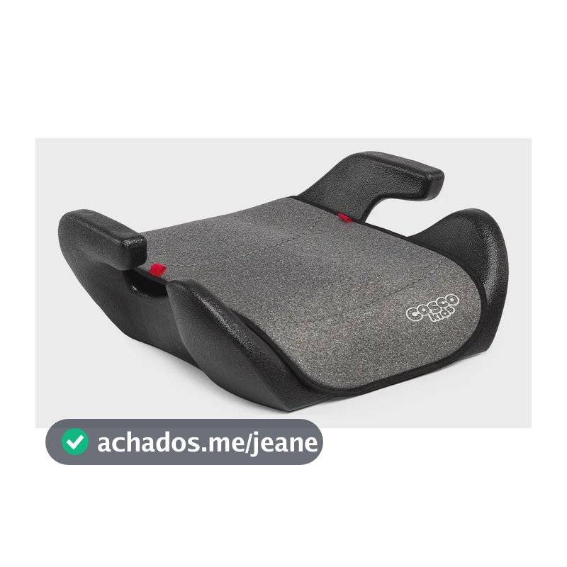 Booster Cosco Kids, Clippy, até 36kg, Cinza