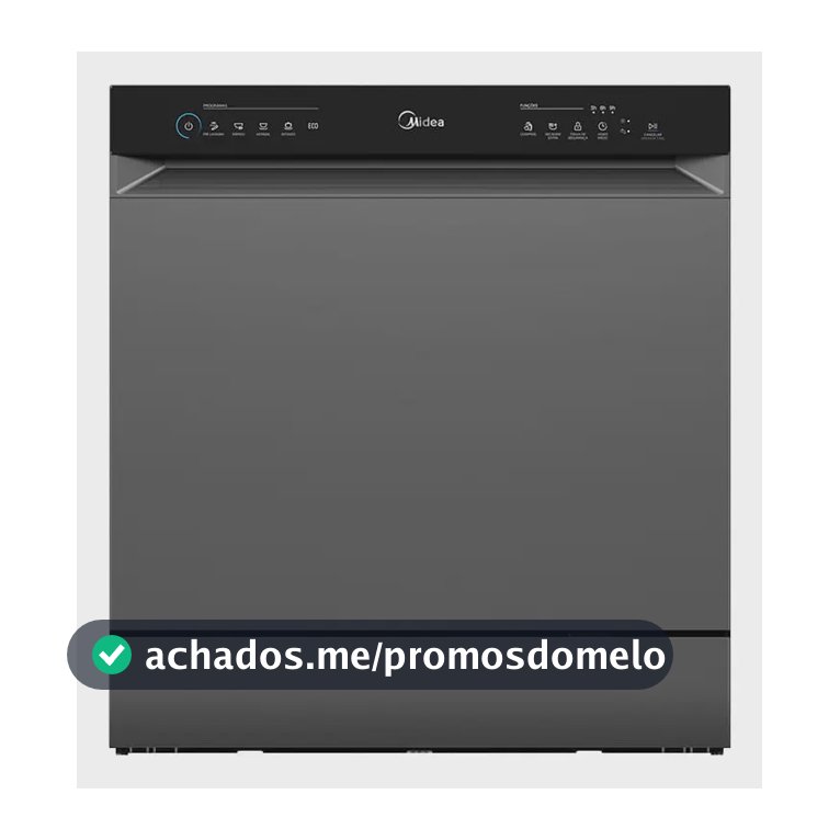 Lava-louças Midea Toutch 8 Serv. (Mdwtf08s1/mdwtf08s2) Cinza 220v