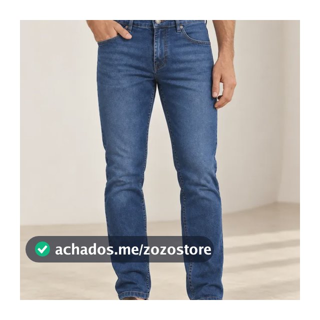 Calça Jeans Aramis Slim Azul Escura Media Masculina Original Jeans Escuro 44
