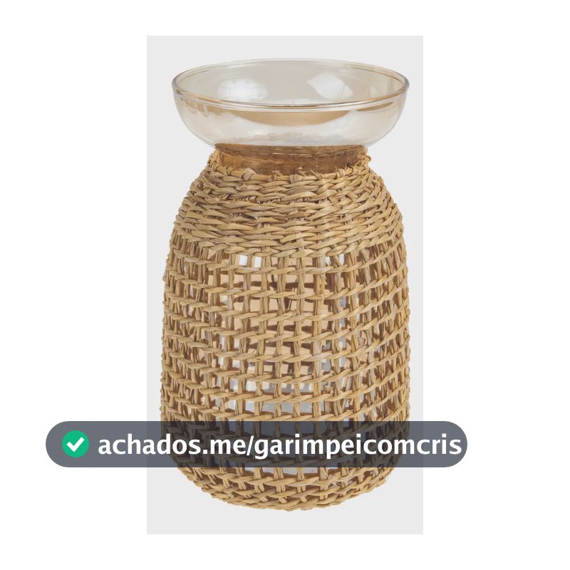 2026 Vaso De Palha Com Decoração Rústica