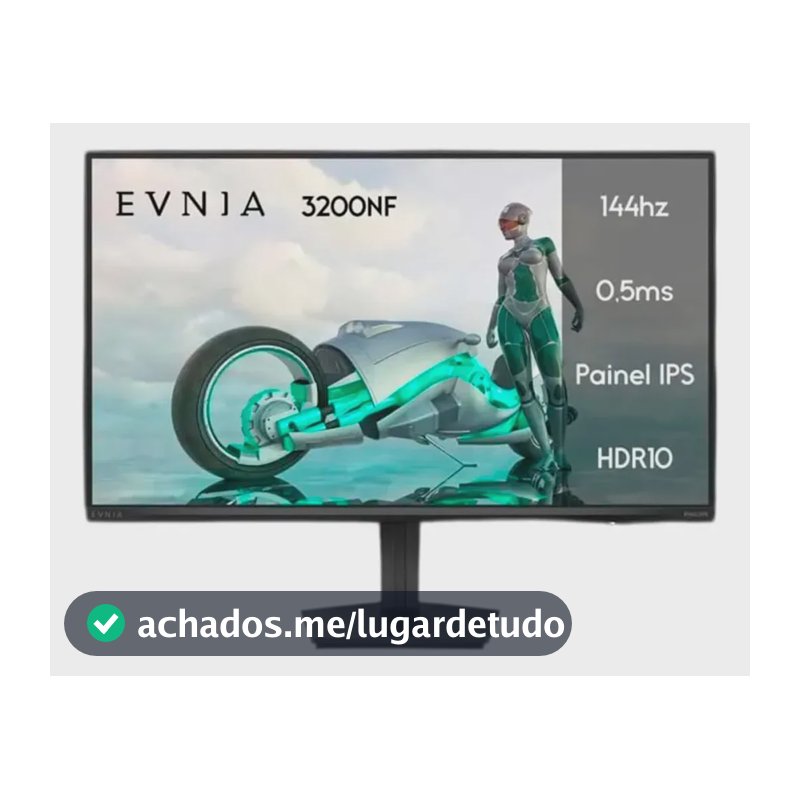 Monitor Gamer Philips Evnia 27'' Ips 144Hz 0.5ms Fhd27m2n3200nf Preto