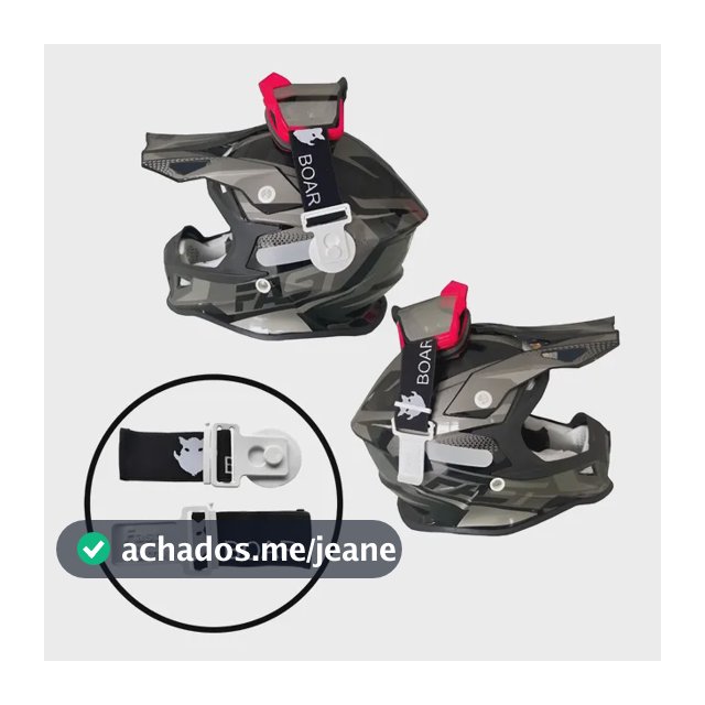 Quick Strap Oculos Motocross Trilha Enduro Suporte Universal