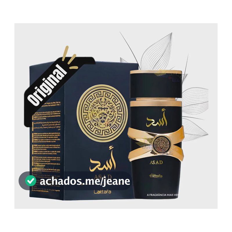 Perfume Lattafa Asad 100ml Eau De Parfum Original Edp