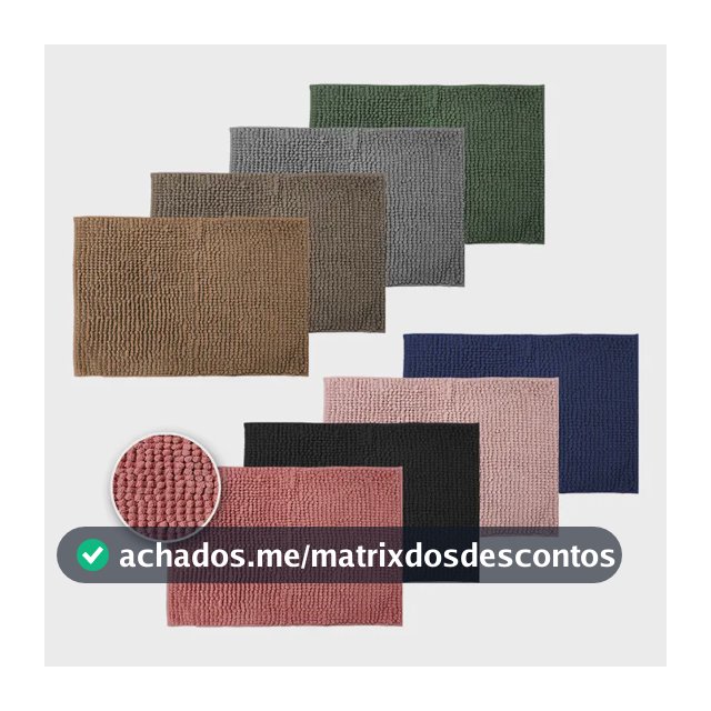Kit 4 Tapetes De Banheiro 40x60 Antiderrapante Bolinha Macio