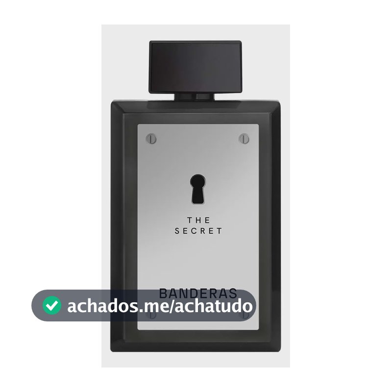 Perfume Masculino Banderas The Secret EDT 200 ml - Oriental Especiado Fresco - Perfume importado masculino de Banderas, expressa masculinidade e sensualidade.