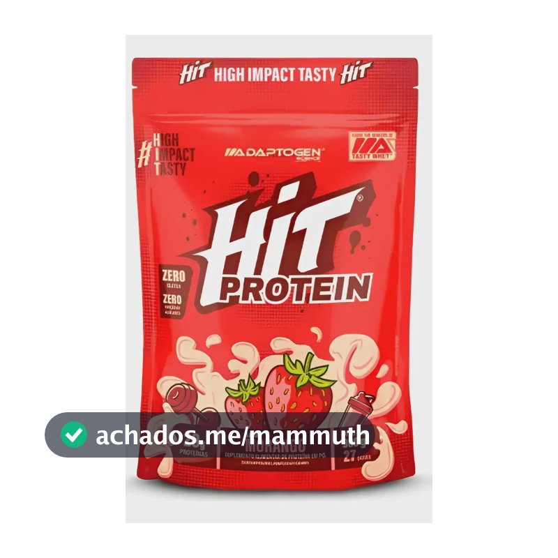 Hit Protein Whey 900g - Adaptogen Science Sabor Morango