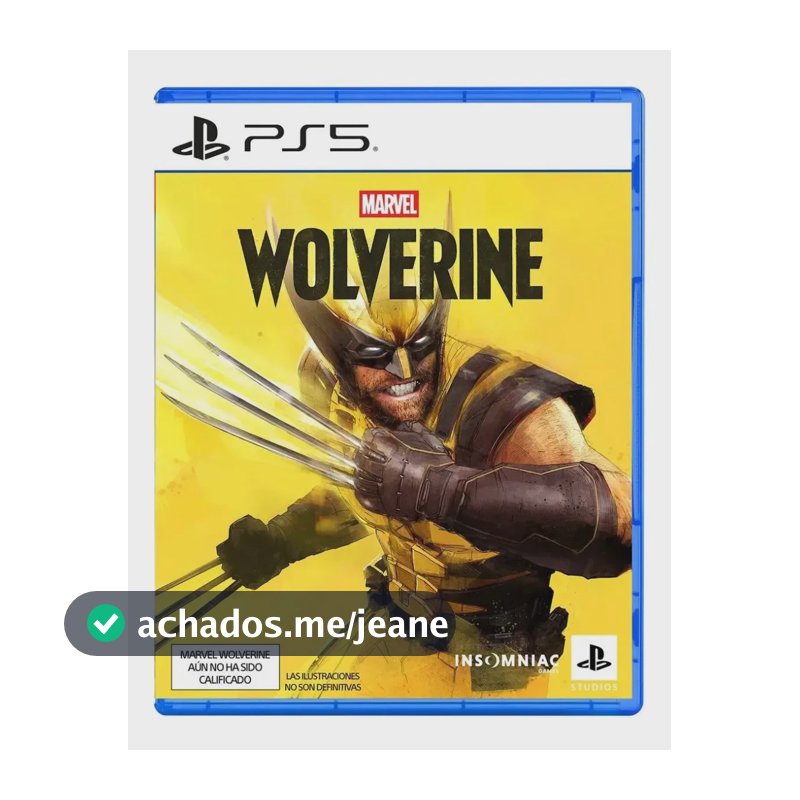 Wolverine Playstation 5 Mídia Física