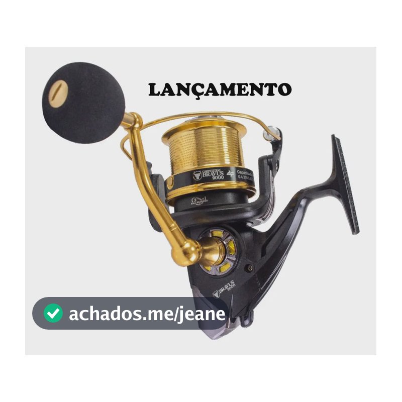 Molinete Albatroz Bravus 9000 Long Cast Para Pesca De Praia Com Drag 16Kg