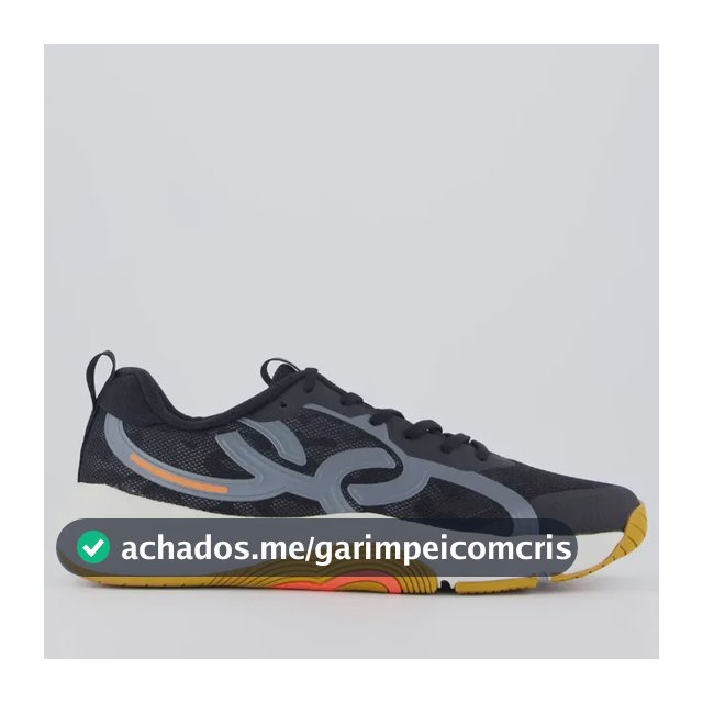 Tênis Olympikus Treino Preto E Chumbo