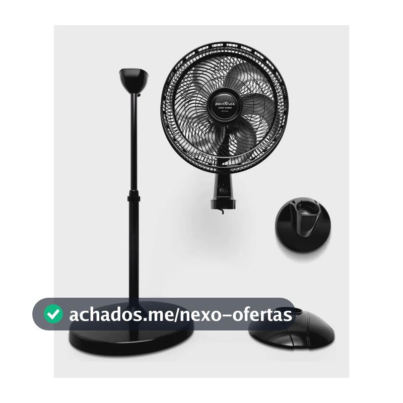 Ventilador de Coluna Britânia 6 Pás 160W Maxx Force BVT44A